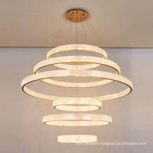 wholesale modern ceiling lighting dinning room luxury acrylic pendant light chandelier